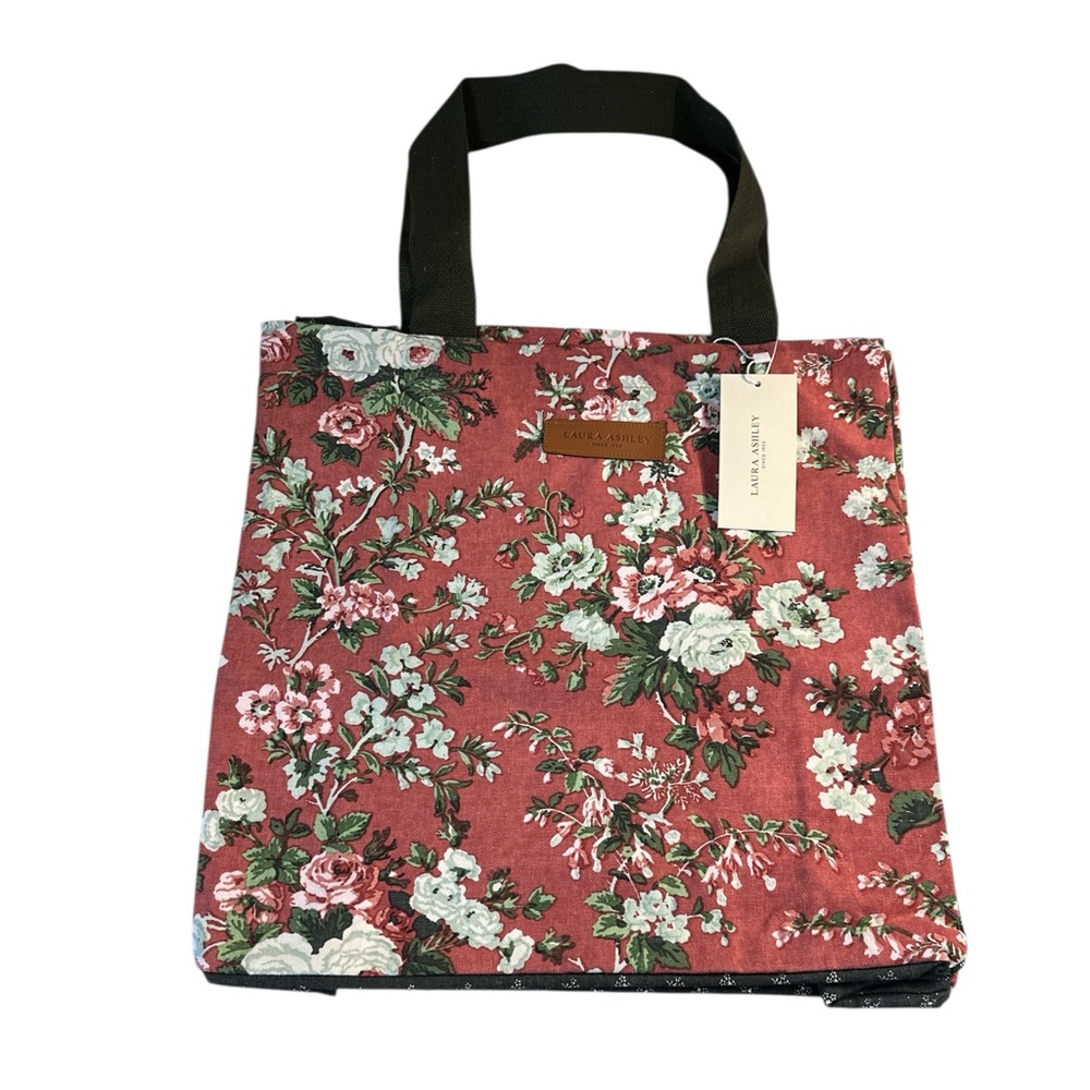 NEW Laura Ashley SERENE DREAM Floral Tote Bag with Double Handles